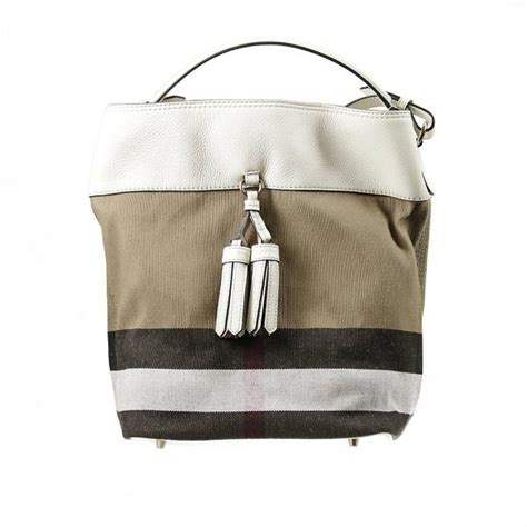 burberry tasche weiss|burberry purses for women.